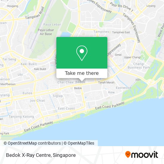 Bedok X-Ray Centre map