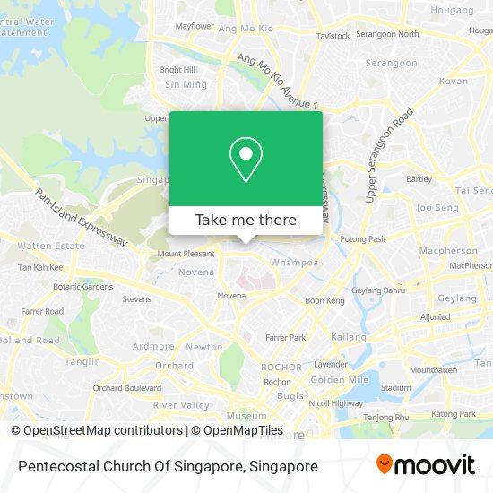 Pentecostal Church Of Singapore map