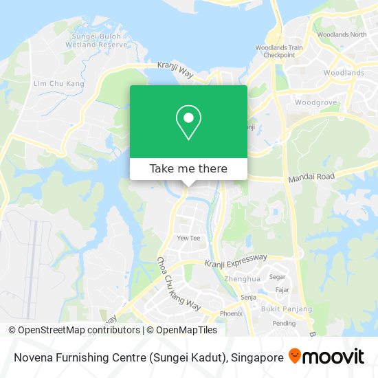 Novena Furnishing Centre (Sungei Kadut) map