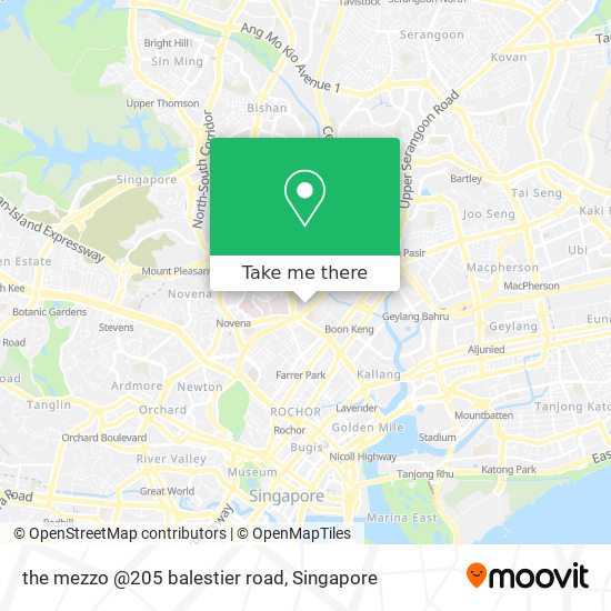 the mezzo @205 balestier road map