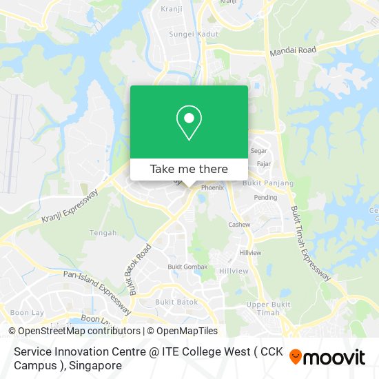 Service Innovation Centre @ ITE College West ( CCK Campus ) map