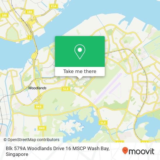 Blk 579A Woodlands Drive 16 MSCP Wash Bay map