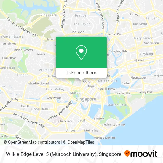 Wilkie Edge Level 5 (Murdoch University) map