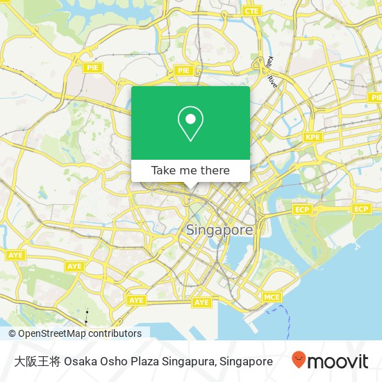 大阪王将 Osaka Osho Plaza Singapura map