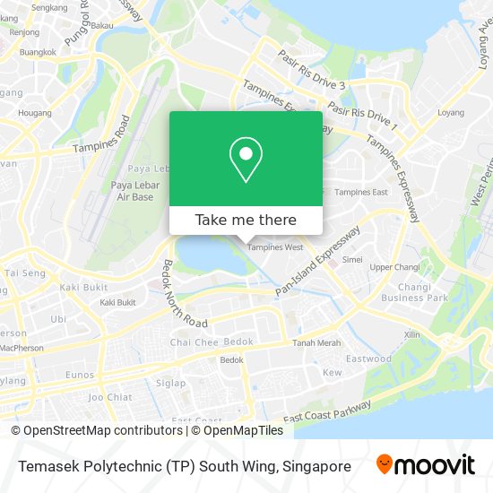 Temasek Polytechnic (TP) South Wing map