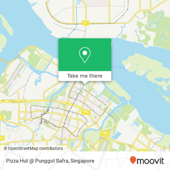 Pizza Hut @ Punggol Safra map