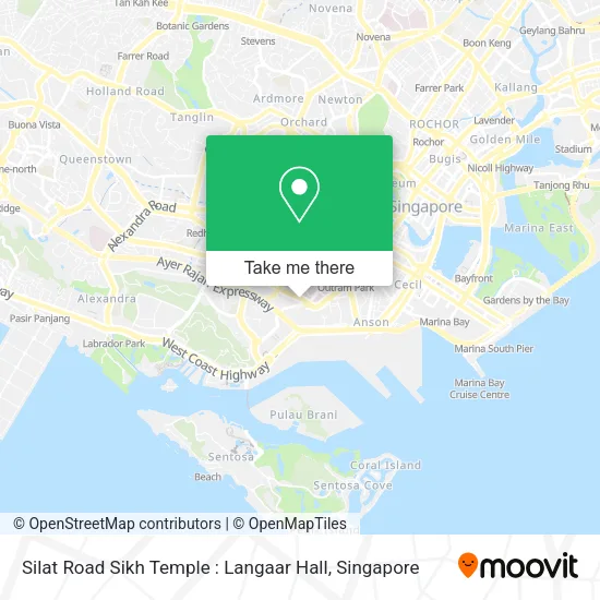 Silat Road Sikh Temple : Langaar Hall地图