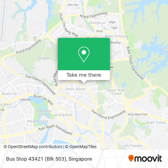 Bus Stop 43421 (Blk 503) map