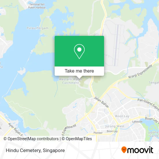 Hindu Cemetery map