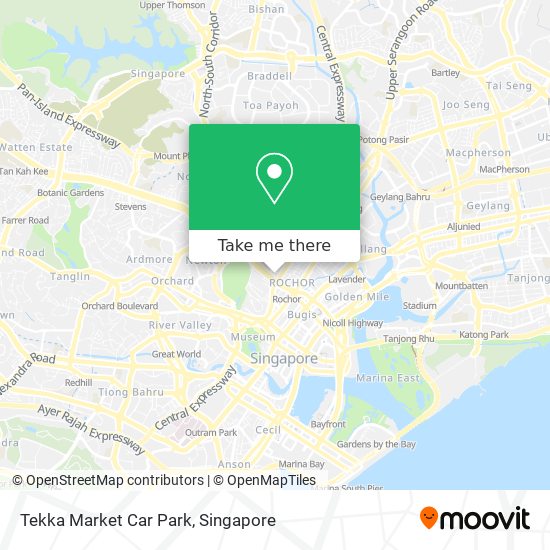 Tekka Market Car Park地图