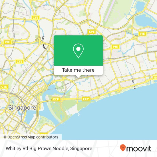 Whitley Rd Big Prawn Noodle地图