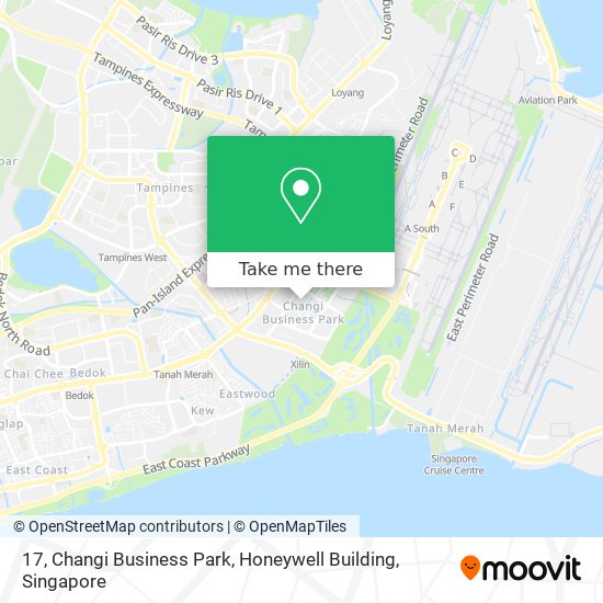 17, Changi Business Park, Honeywell Building map