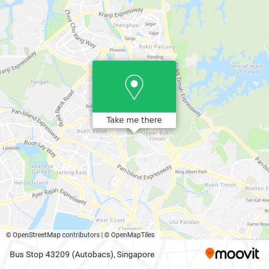 Bus Stop 43209 (Autobacs) map