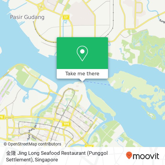金隆 Jing Long Seafood Restaurant (Punggol Settlement) map