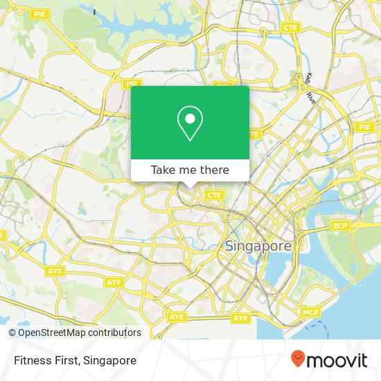 Fitness First地图