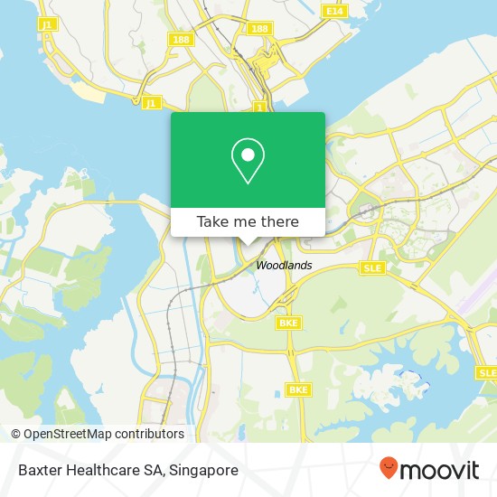 Baxter Healthcare SA map