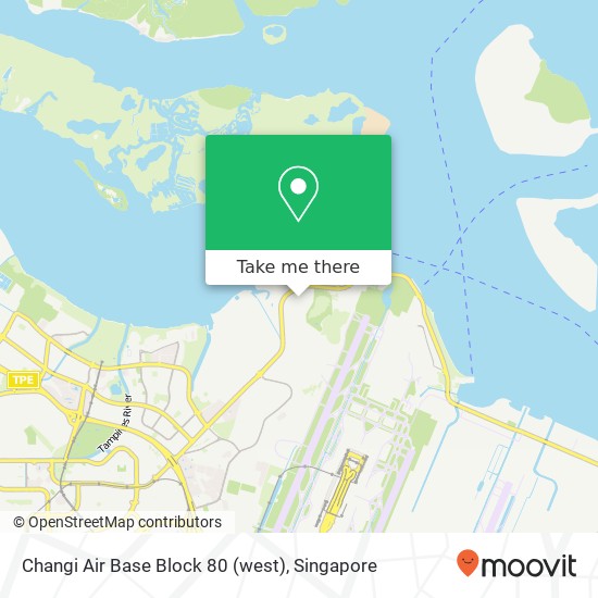 Changi Air Base Block 80 (west) map