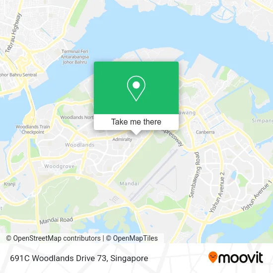 691C Woodlands Drive 73 map