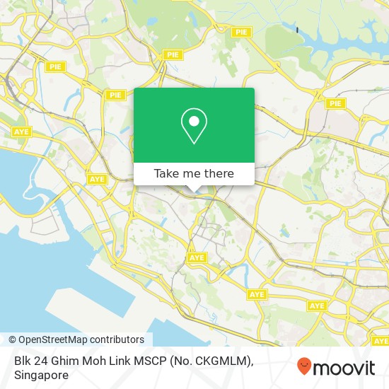 Blk 24 Ghim Moh Link MSCP (No. CKGMLM) map
