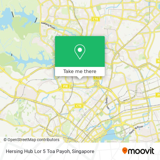 Hersing Hub Lor 5 Toa Payoh地图
