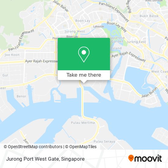 Jurong Port West Gate地图