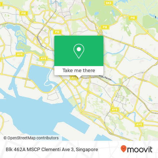 Blk 462A MSCP Clementi Ave 3地图