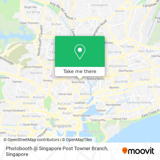Photobooth @ Singapore Post Towner Branch map