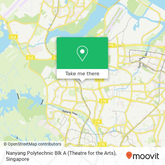 Nanyang Polytechnic Blk A (Theatre for the Arts) map