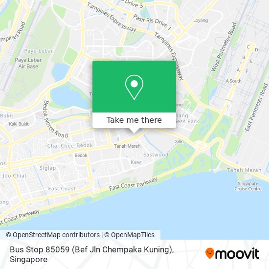 Bus Stop 85059 (Bef Jln Chempaka Kuning) map