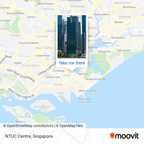 NTUC Centre地图