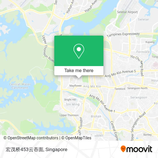 宏茂桥453云吞面地图