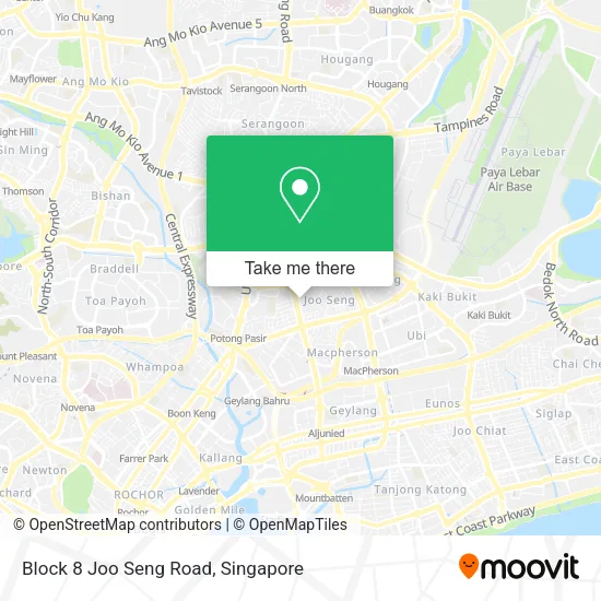 Block 8 Joo Seng Road map
