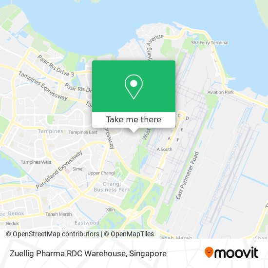 Zuellig Pharma RDC Warehouse map