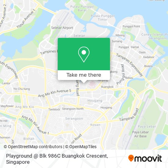 Playground @ Blk 986C Buangkok Crescent map