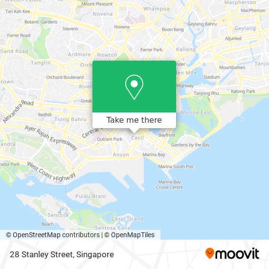 28 Stanley Street map