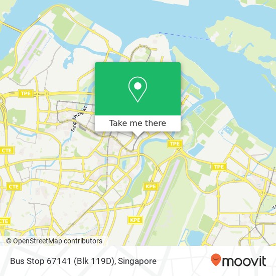 Bus Stop 67141 (Blk 119D)地图