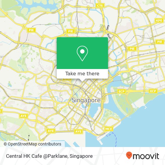 Central HK Cafe @Parklane map