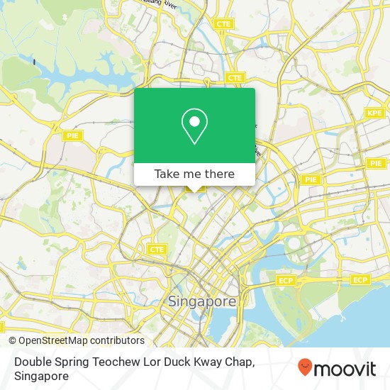 Double Spring Teochew Lor Duck Kway Chap map