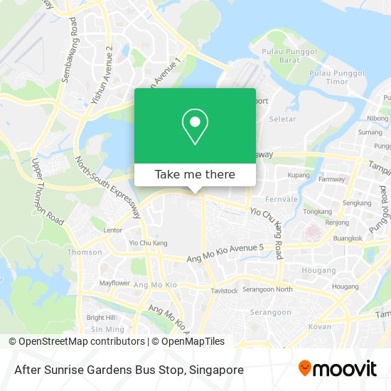After Sunrise Gardens Bus Stop map