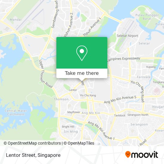 Lentor Street map
