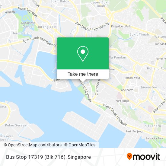 Bus Stop 17319 (Blk 716) map