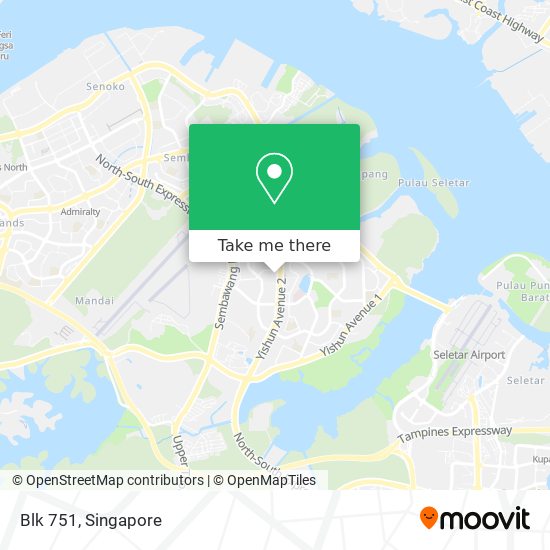 Blk 751 map