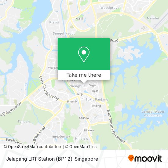 Jelapang LRT Station (BP12) map