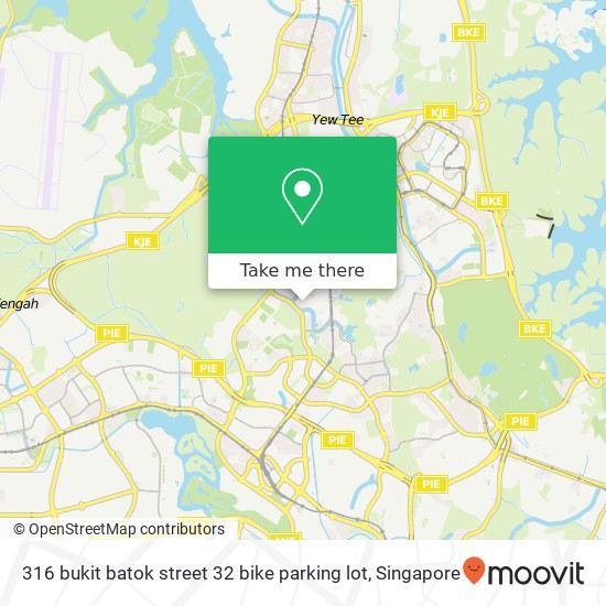 316 bukit batok street 32 bike parking lot map