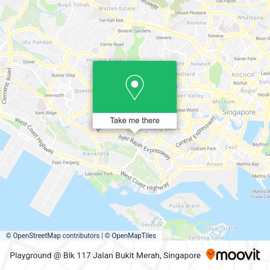 Playground @ Blk 117 Jalan Bukit Merah map