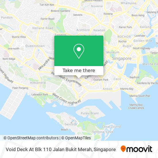 Void Deck At Blk 110 Jalan Bukit Merah地图