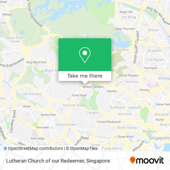 Lutheran Church of our Redeemer map