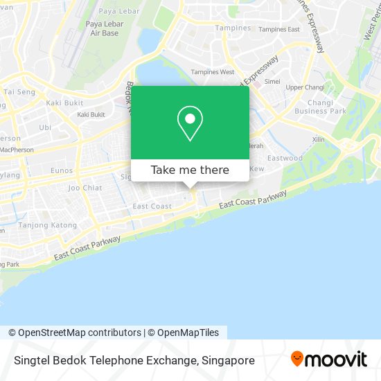 Singtel Bedok Telephone Exchange map