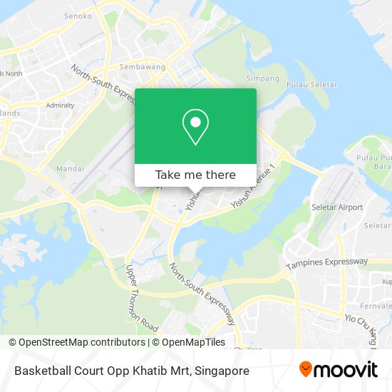 Basketball Court Opp Khatib Mrt map