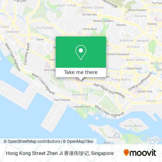Hong Kong Street Zhen Ji 香港街珍记 map